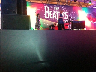 Illustration for article titled Gamescom Booth Blitz: The Beatles Rock Band